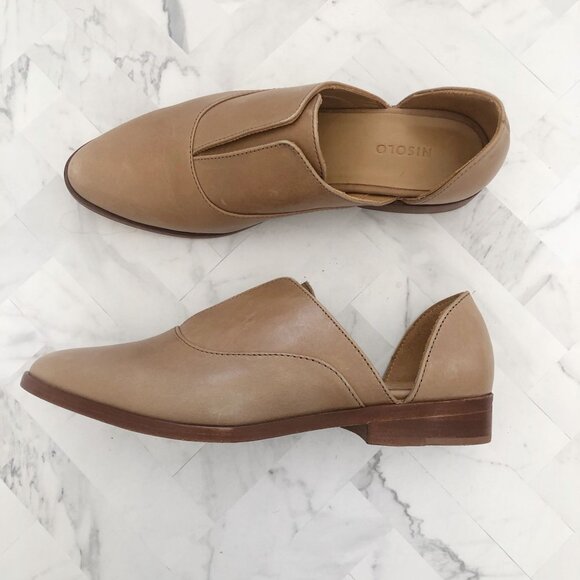 NISOLO Emma D'Orsay Oxford Flats Size 7.5 - Picture 1 of 9